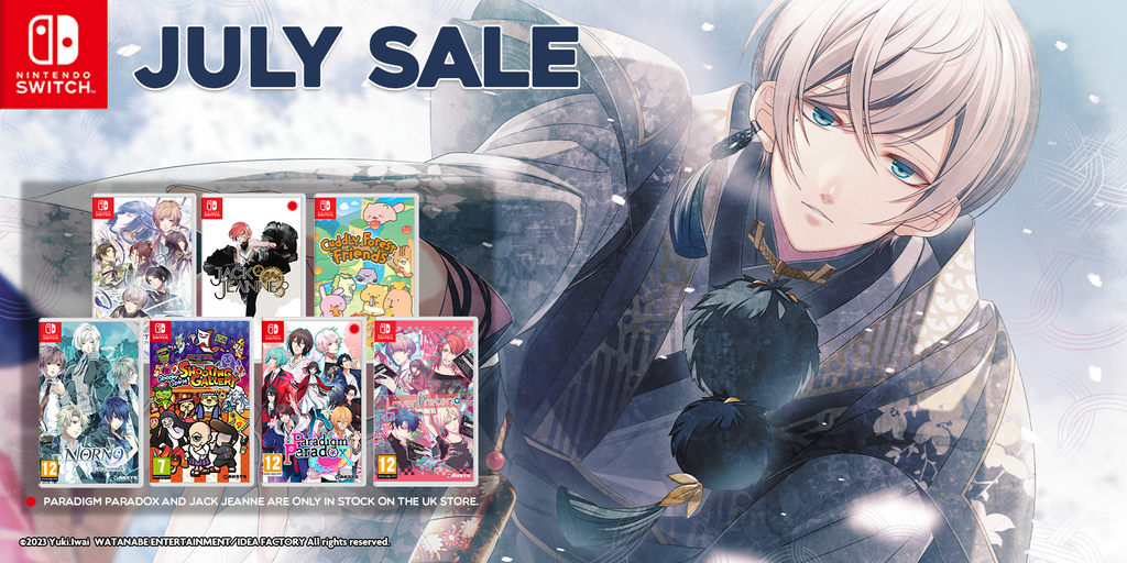 July Sale on the Aksys EU Online Store! Multiple otome titles on offer!