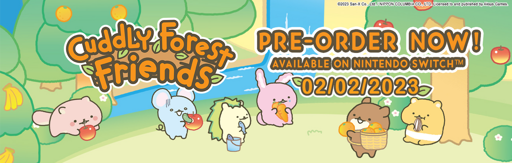 CUDDLY FOREST FRIENDS RELEASE DATE ANNOUNCEMENT!