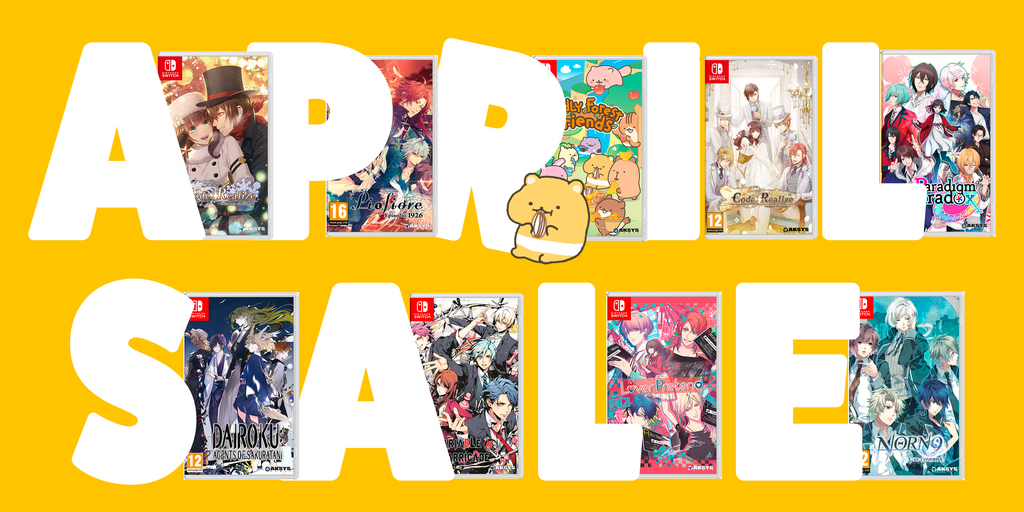 April Sale on the Aksys EU Online Store! Multiple otome titles on offer!