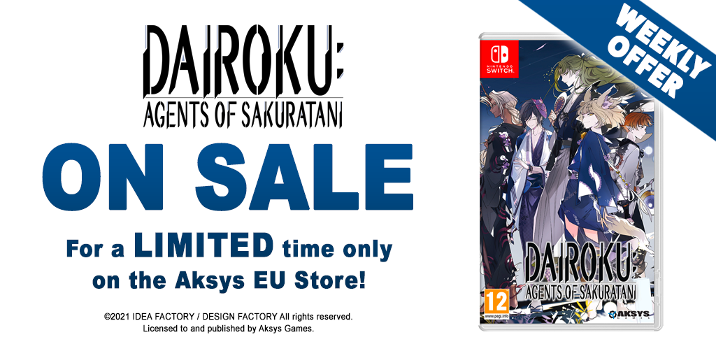 AKSYS WEEKLY OFFER | Dairoku: Agents of Sakuratani | Standard Edition | Nintendo Switch