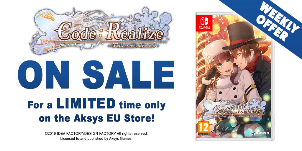 AKSYS WEEKLY OFFER | Code: Realize ~Wintertide Miracles~ | Standard Edition | Nintendo Switch